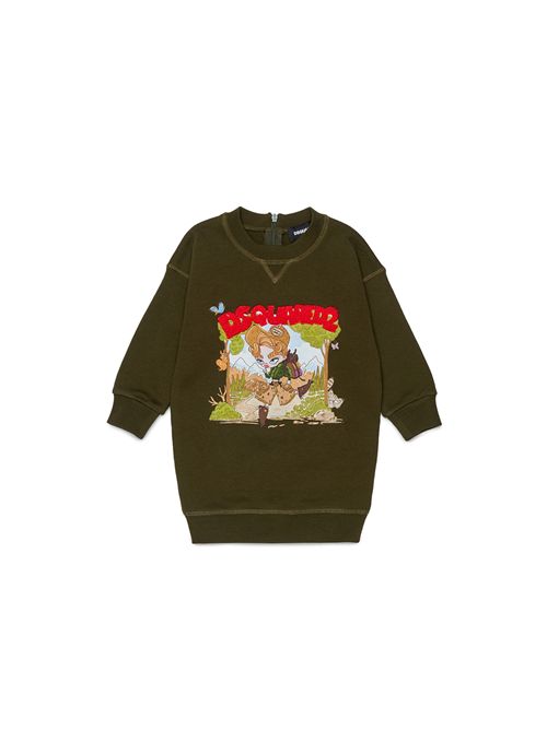 Abito, bambina, logato. DSQUARED2 | DQ3482 D0AJ2DQ558